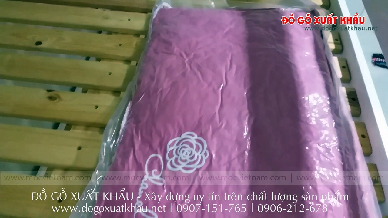 Giường tầng trẻ em giá rẻ tại Bình Phước - video clip thực tế tại nhà khách hàng