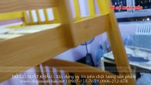 Giường tầng trẻ em giá rẻ tại Sài Gòn - video clip thực tế tại nhà khách hàng