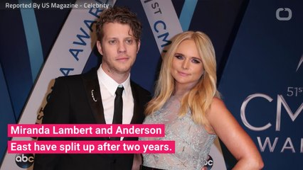 Miranda Lambert And Anderson East Have Ended Their Relationship