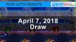 PCSO Lotto Results Today April 7, 2018 (6/55, 6/42, 6D, Swertres, STL & EZ2)