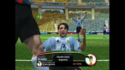 Argentina vs Brazil fifa world cup 2002