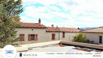 A vendre - Maison - BRINDAS (69126) - 4 pièces - 106m²