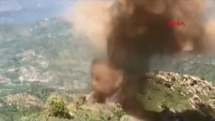 Şırnak Hakurk'ta Tuzaklanmış Eyp'nin İmha Edilme Anı