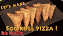 Easy Egg Roll Pizzas Recipe by BakeLikeAPro