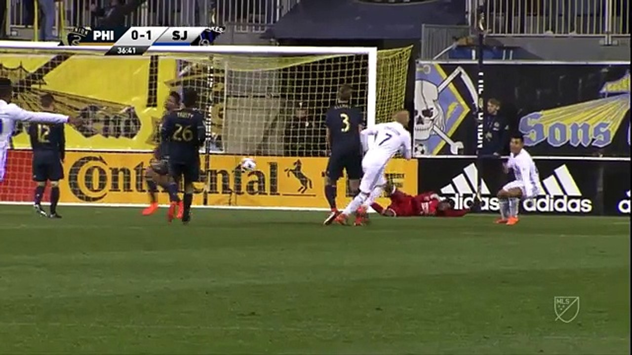 2018.04.08 - Philadelphia Union 1-1 San Jose Earthquakes