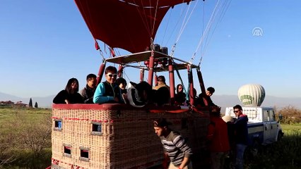 'Beyaz cennet' üzerinde güneşin doğuşunu izliyorlar - DENİZLİ