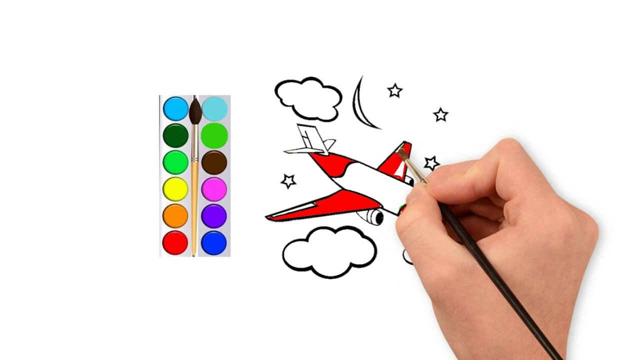 How to drow plane!How to drow plane