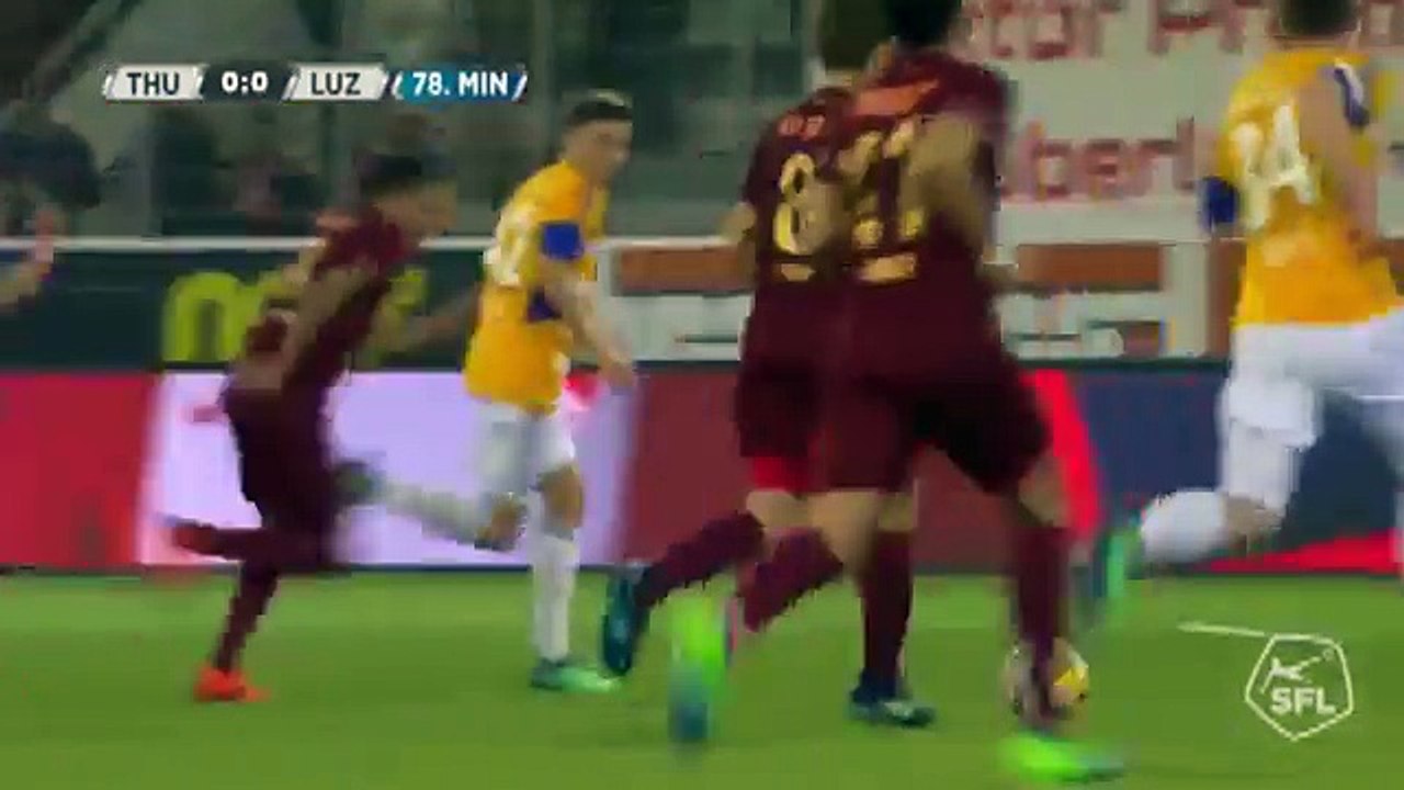 Thun 1:0 Luzern (Switzerland. Super League. 7 April 2018)