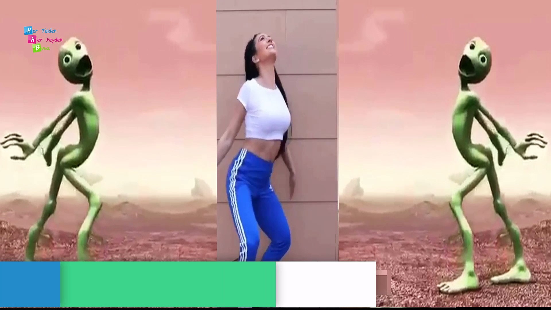 ⁣Yeşil uzaylı (green alien)