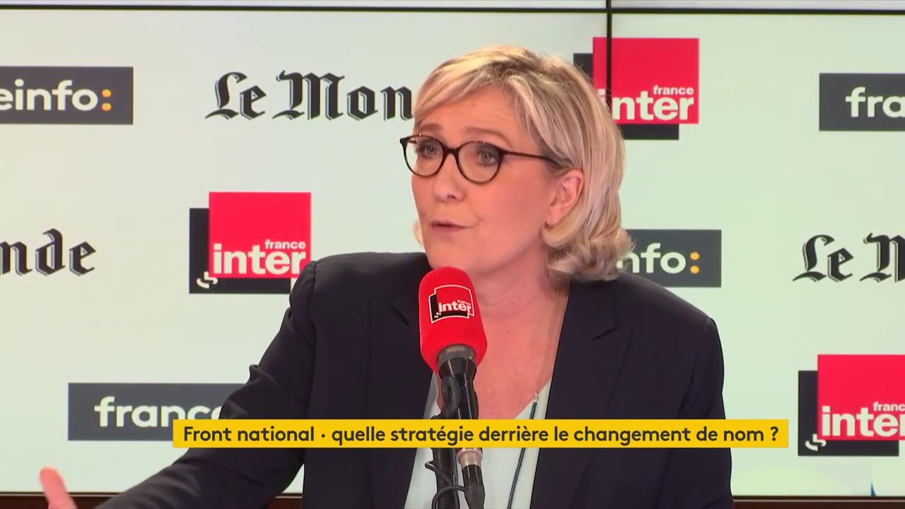 Marine Le Pen : "Nous devons accueillir ceux qui viennent de droite ET de gauche pour défendre la nation"
