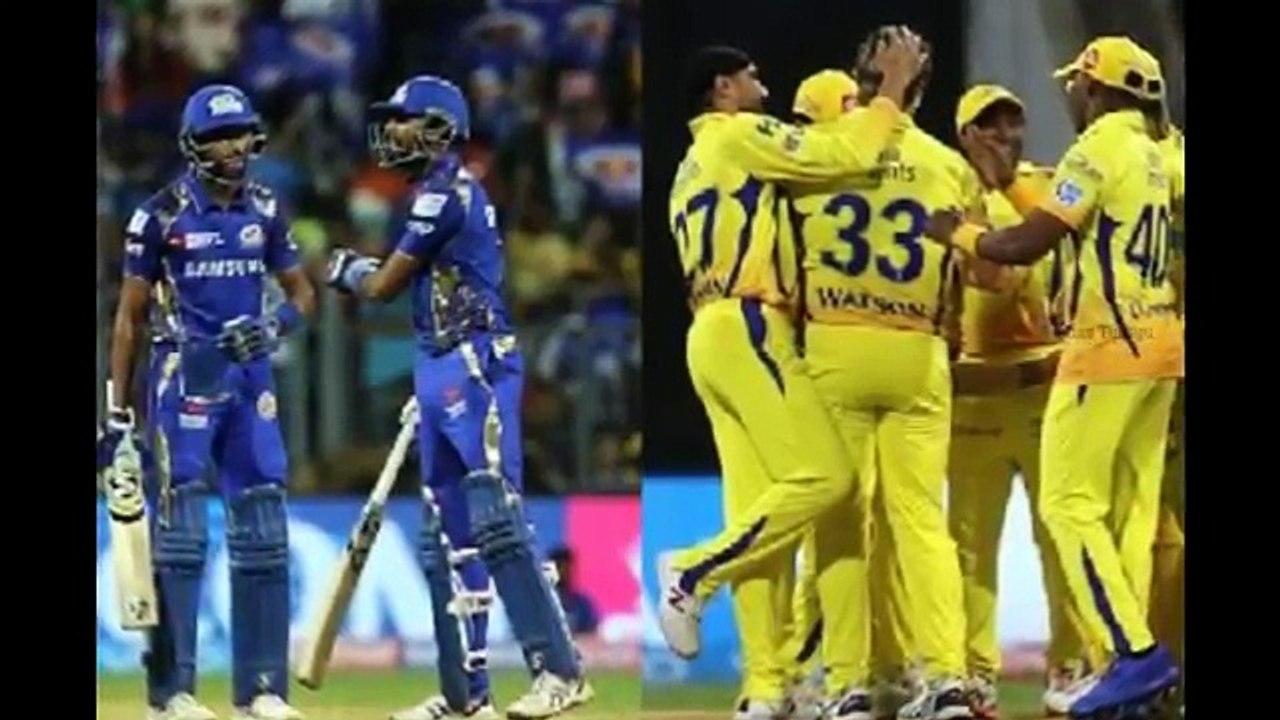 IPL 2018 1st match Chennai Super Kings beat Mumbai Indians