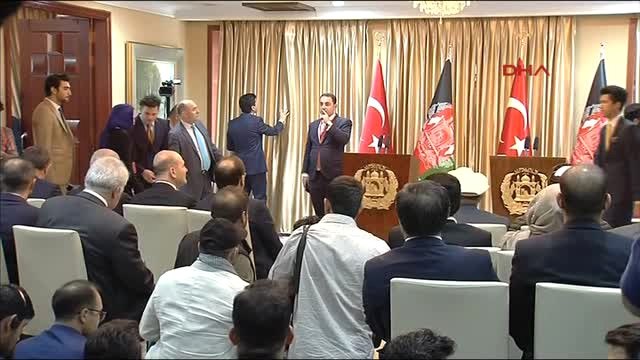 Başbakan Yıldırım Afganistan İcra Heyeti Başkanı Abdullah Abdullah ile Ortak Basın Toplantısı...