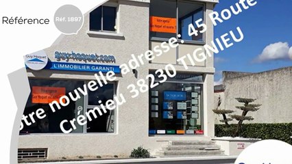 A vendre - Appartement - PONT DE CHERUY (38230) - 3 pièces - 50m²