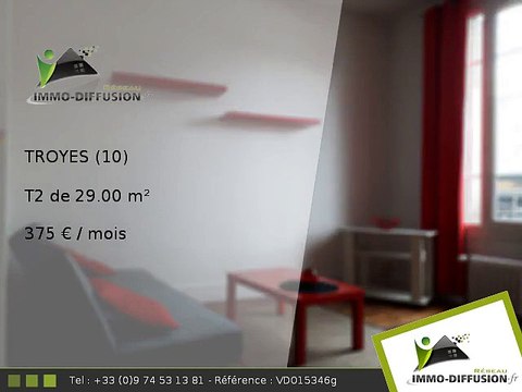 T2 29.00m2 A louer sur Troyes - 375 Euros/mois