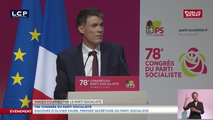 Congrès du PS : « Les grandes idées ne meurent jamais », conclut Olivier Faure