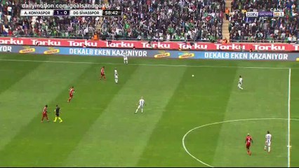 Mehdi Bourabia Goal HD - Konyaspor 2 - 0 Sivasspor - 08.04.2018 (Full Replay)