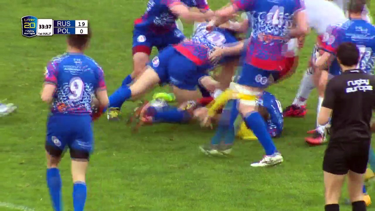 REPLAY RUSSIA / POLAND - RUGBY EUROPE U20 CHAMPIONSHIP 2018 - COIMBRA (PORTUGAL)