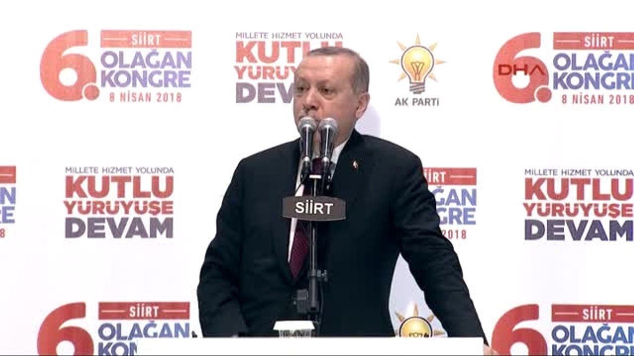 Siirt - Cumhurbaşkanı Erdoğan AK Parti Siirt İl Kongresi'nde Konuştu 4