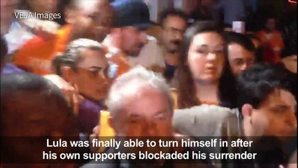 Brazil's Lula spends first day of 12-year prison sentence
