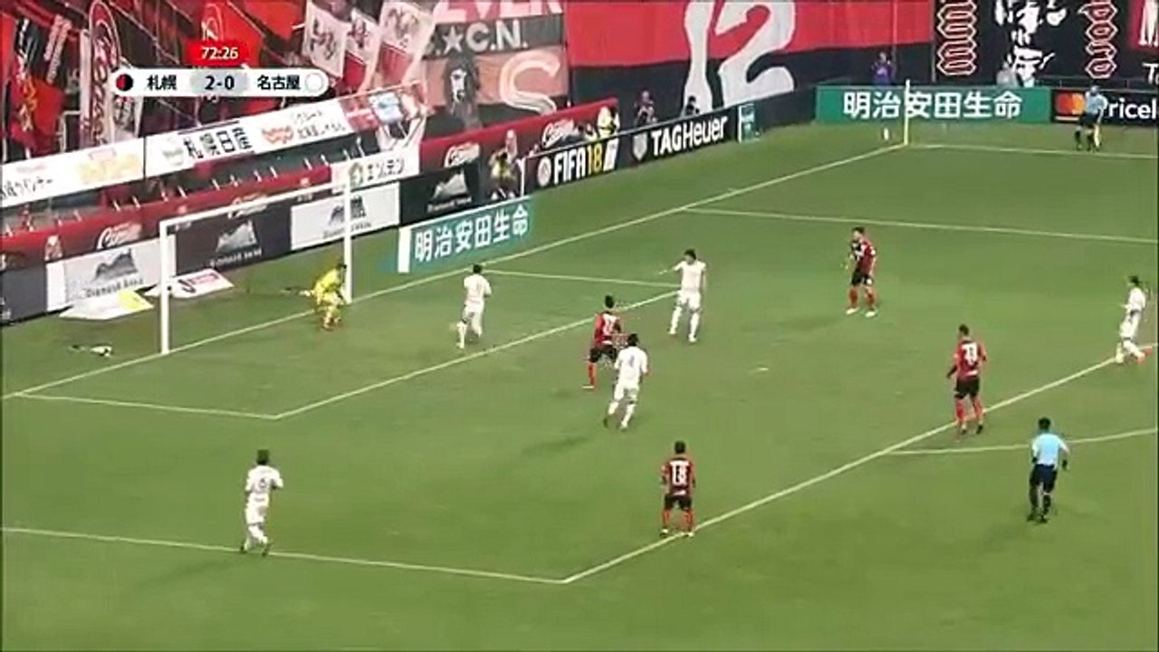 Consadole Sapporo 3:0 Nagoya (Japan. J League. 7 April 2018)