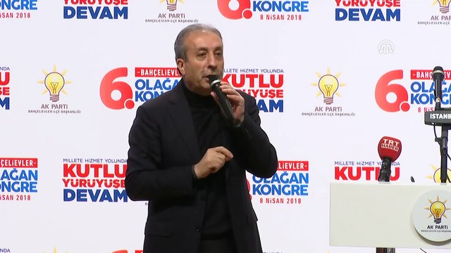 AK Parti Bahçelievler 6. Olağan İlçe Kongresi - AK Parti Genel Başkan Yardımcısı Eker (1) - İSTANBUL