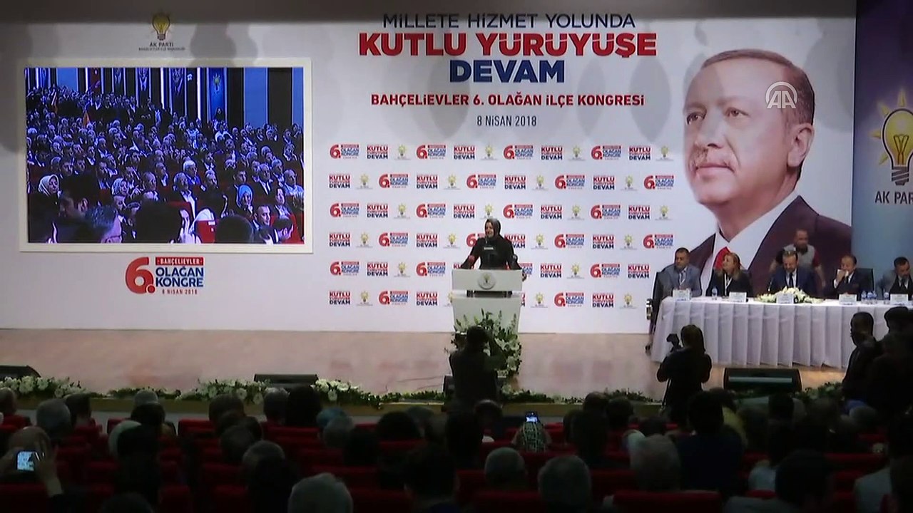 AK Parti Bahçelievler 6. Olağan İlçe Kongresi - Bakan Kaya (1) - İSTANBUL