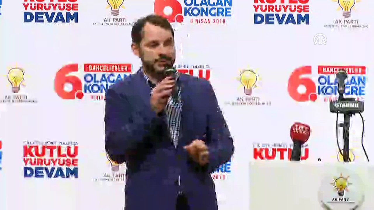 AK Parti Bahçelievler 6. Olağan İlçe Kongresi - Bakan Albayrak (3) - İSTANBUL