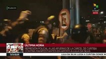 Brasil: manifestantes denuncian violenta represión en Curitiba