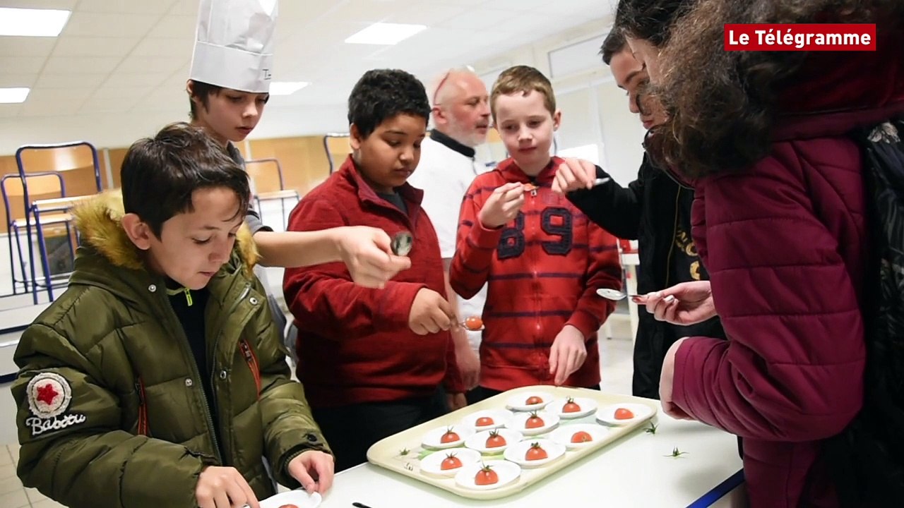 Quimper. Des collégiens testent des recettes à base de spiruline