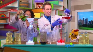 Pre-School Science Experiments on Sprout - HOMEMADE LAVA LAMP - Jeffrey Vinokur