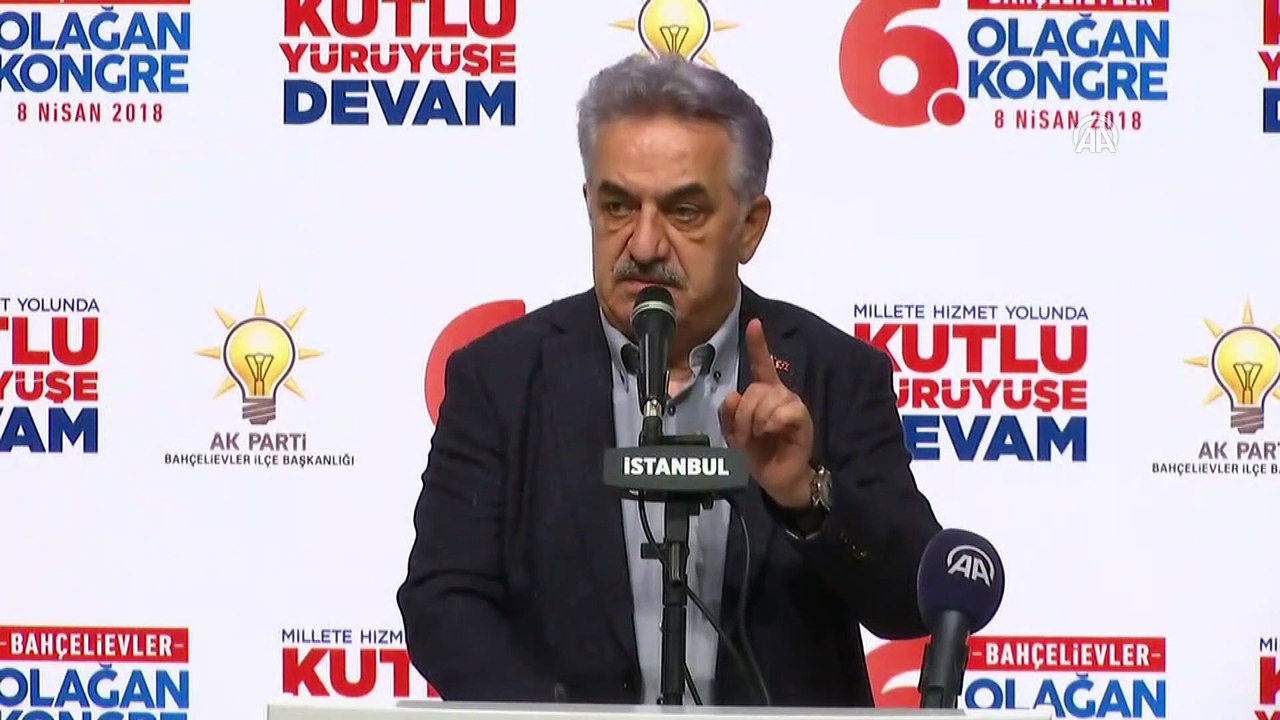 AK Parti Bahçelievler 6. Olağan İlçe Kongresi - AK Parti Genel Başkan Yardımcısı Yazıcı (1) - İSTANBUL