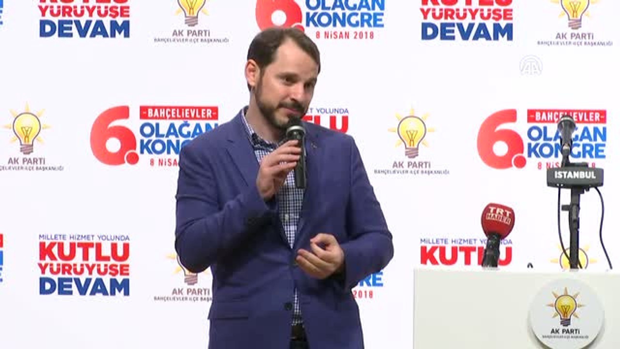 AK Parti Bahçelievler 6. Olağan İlçe Kongresi - Bakan Albayrak (3)