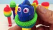 Play Doh Lollipop Pez Candy Dispenser Surprise Toys Elsa Anna Olaf Angry Birds Hello Kitty F Dory