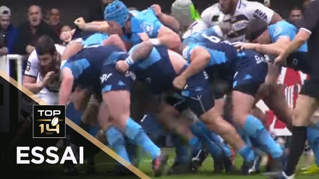 TOP 14 - Essai Bismark DU PLESSIS (MHR) - Montpellier - La Rochelle - J23 - Saison 2017/2018