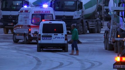Beton mikserin altında kalan işçi hayatını kaybetti