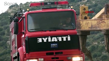 Bodrum’da yangın çıktı