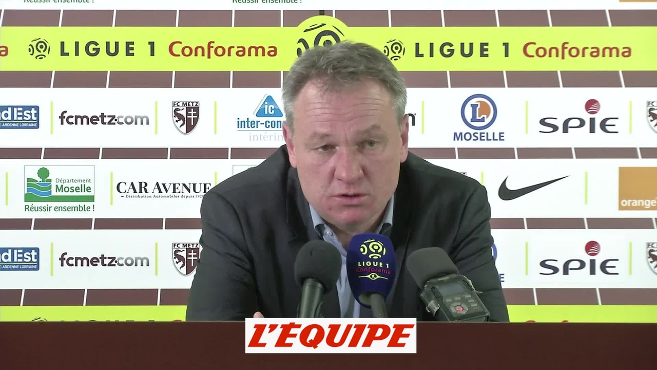 Hantz «Contre les gros, il y a trop d'écart» - Foot - L1 - Metz