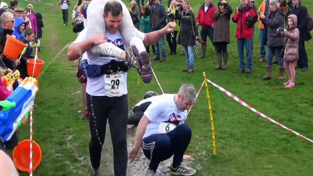 Woman injured during UK Wife Carrying Championships in Surrey