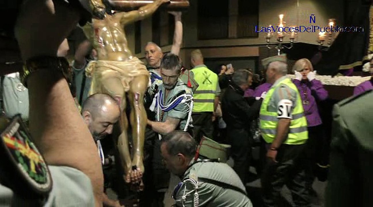(3ª parada Procesión) Las mejores Saetas 2018 de Palafolls al «Cristo de la Buena Muerte» de La Legión