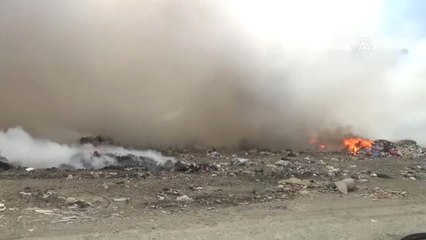 Bodrum Çöplüğünde Yangın (2)