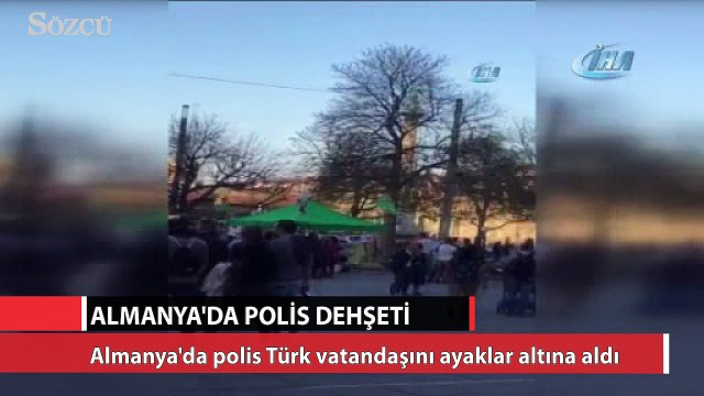 Alman polisinden Türk vatandaşına kötü muamele