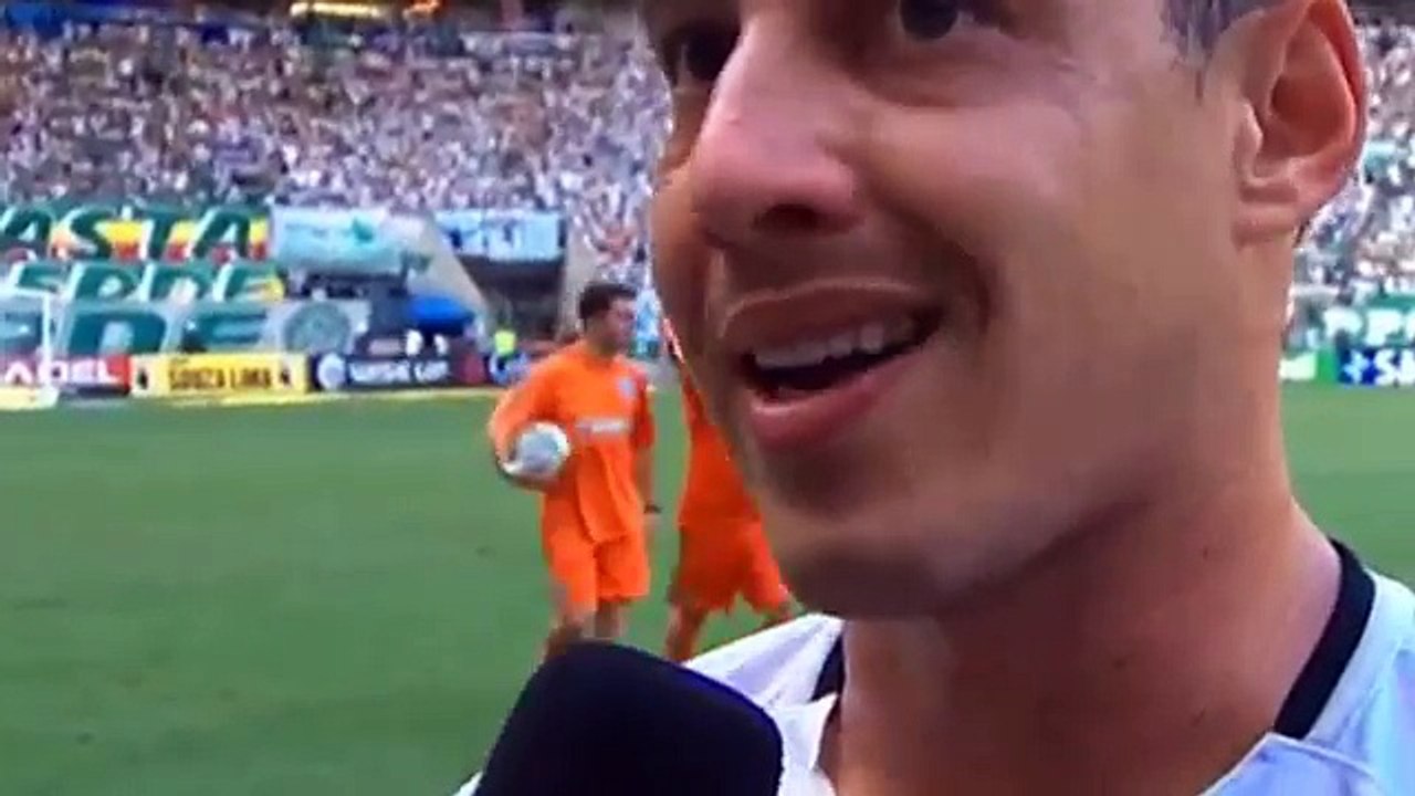 Olha o que Rodriguinho e Willian Falaram no intervalo de Palmeiras 0 x 1 Corinthians