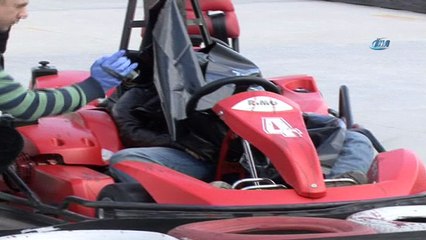 Go-kart pistinde feci kaza: Lise öğrencisi yoğun bakımda