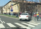 Thousands Wait in Line to Cast Vote At Bocskai After Election Polls Close