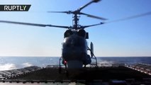 Buques rusos realizan ejercicios militares en el Mar Báltico