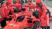 Formula 1 Bahreyn GP'de Kimi Raikkonen mekanikere çarptı!