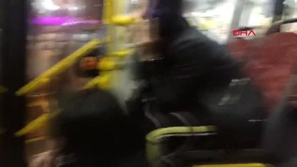 Bağcılar'da Otoparkta Silahlı Çatışma; Otobüsteki Panik Anları Kamerada
