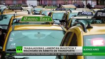 Trabajadoras argentinas denuncian machismo y discriminación en el sector del transporte