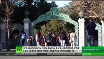 Gobierno de Trump demanda a California por sus leyes-santuario para inmigrantes