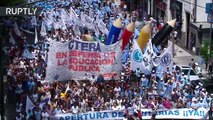 Argentina: Maestros contra la reforma educativa marchan en Buenos Aires